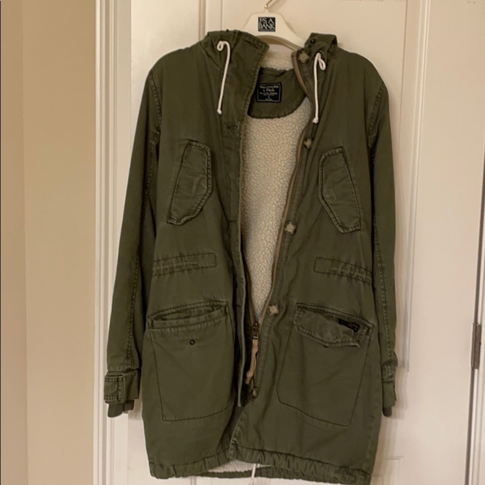 Abercrombie and Fitch Sharpa Lined Coat